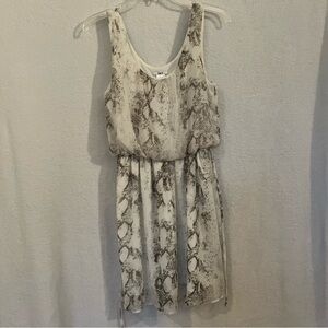 Bar III Snake Print Midi Dress